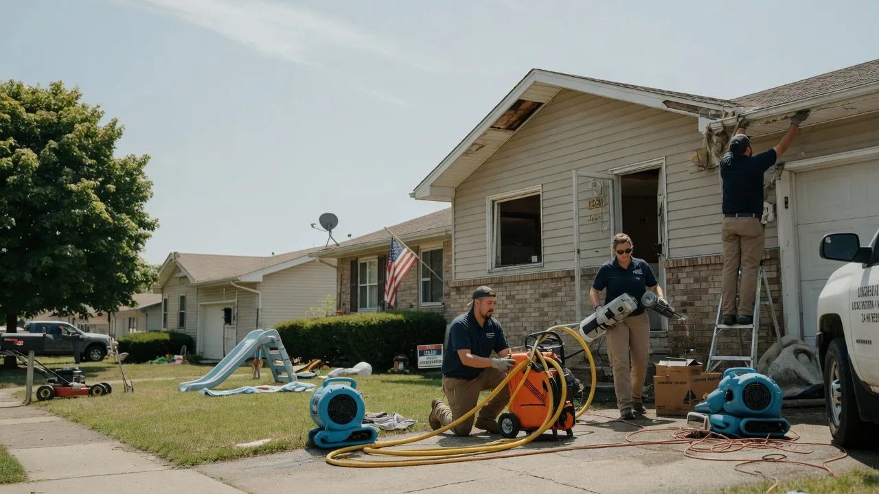 Water Damage Restoration in New Boston, IL near me